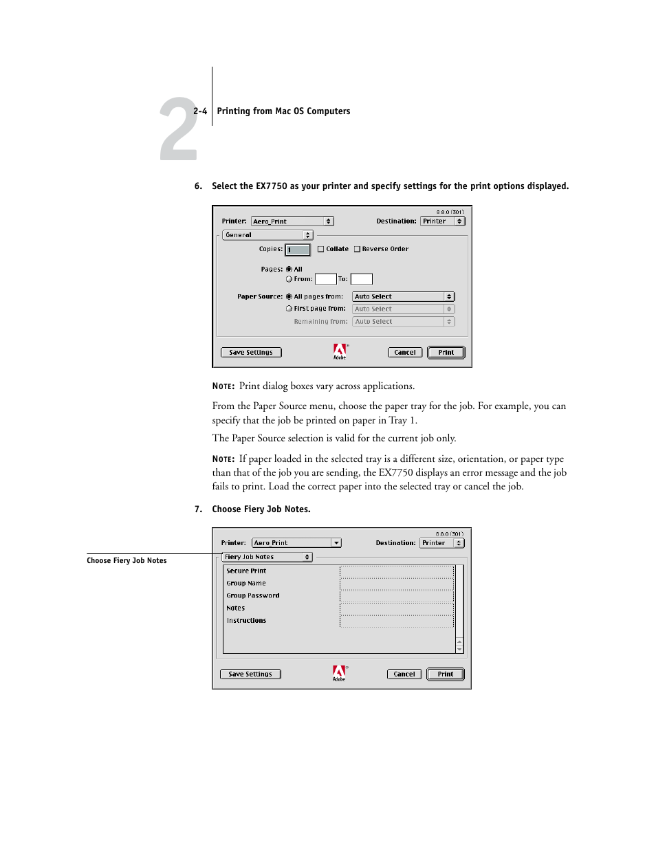 Xerox EX7750 User Manual | Page 42 / 132