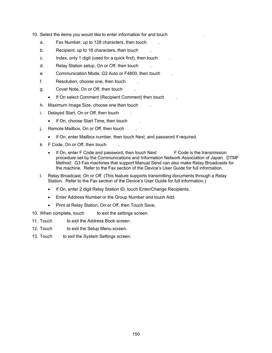 Xerox 7245 User Manual | Page 150 / 300