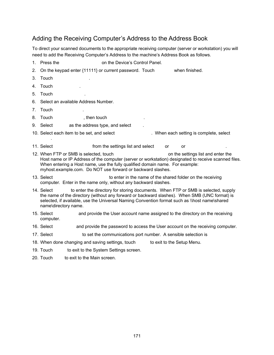 Xerox 7245 User Manual | Page 171 / 300