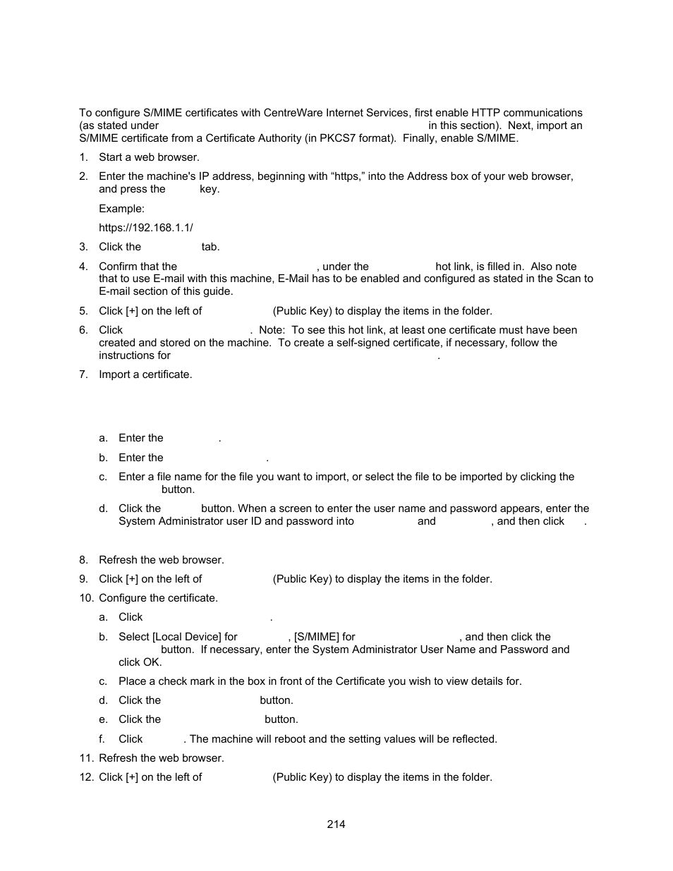 Xerox 7245 User Manual | Page 214 / 300