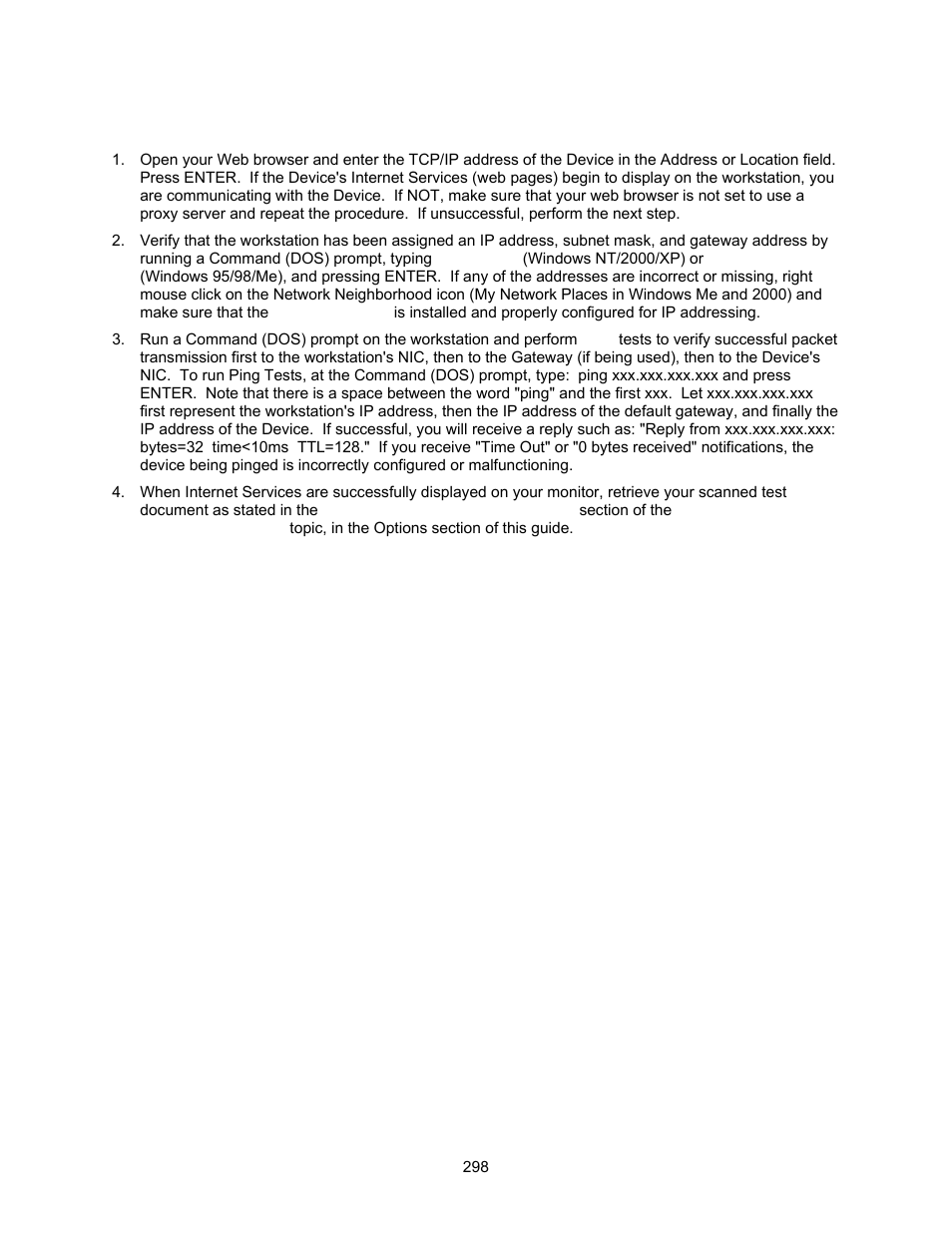 At the workstation | Xerox 7245 User Manual | Page 298 / 300