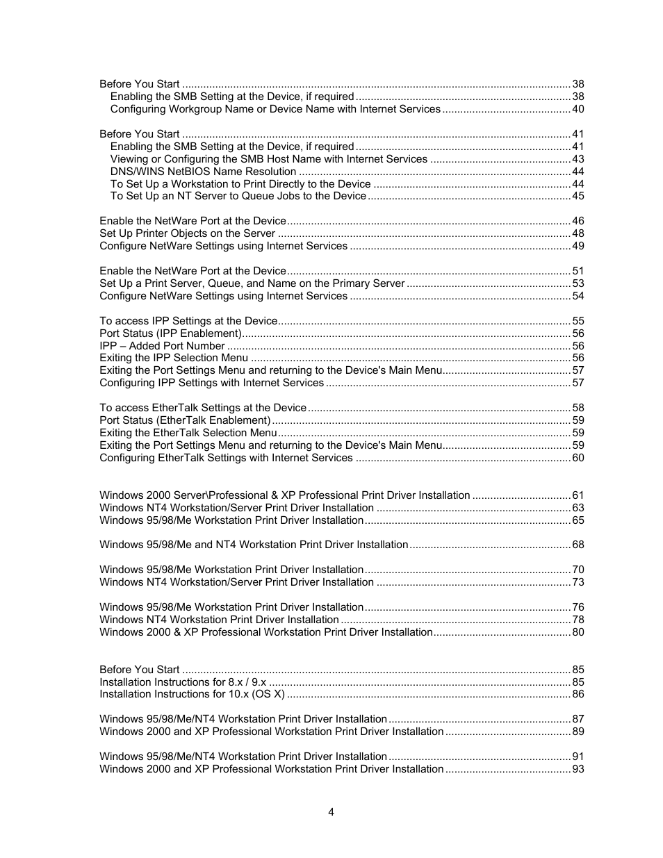 Xerox 7245 User Manual | Page 4 / 300