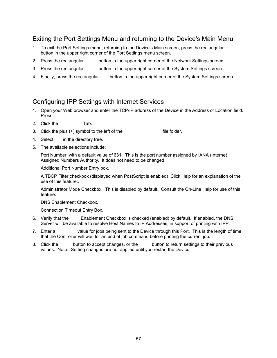 Configuring ipp settings with internet services | Xerox 7245 User Manual | Page 57 / 300