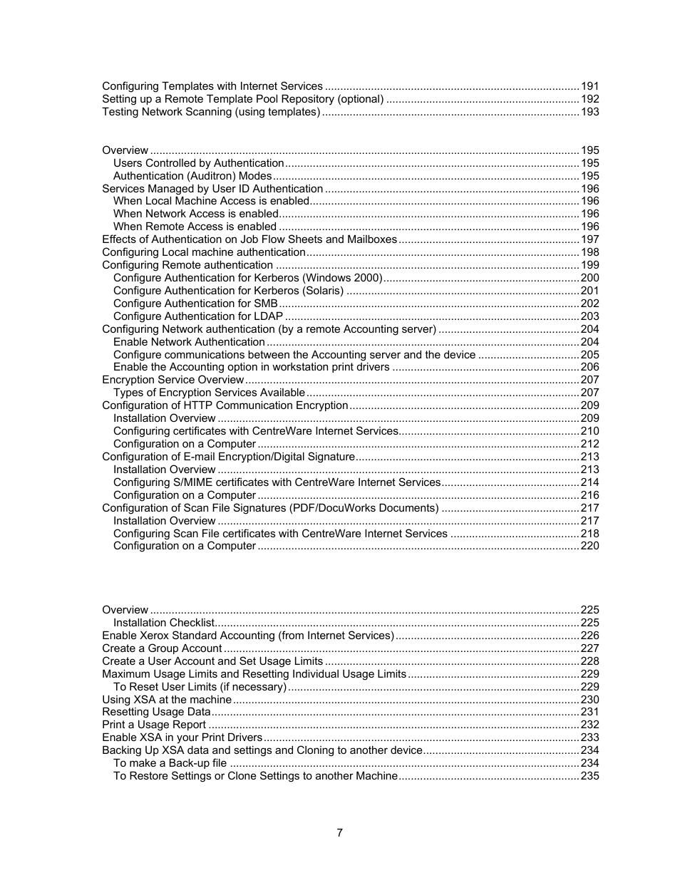 Xerox 7245 User Manual | Page 7 / 300