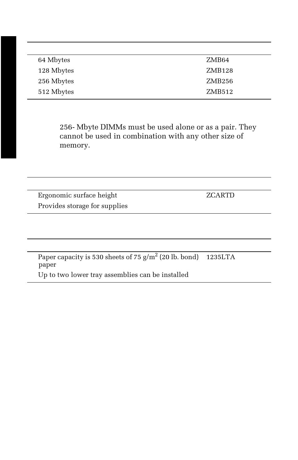 Phaser 1235 color printer, Printer station, Lower tray assembly | Supplies | Xerox 1235 User Manual | Page 24 / 88