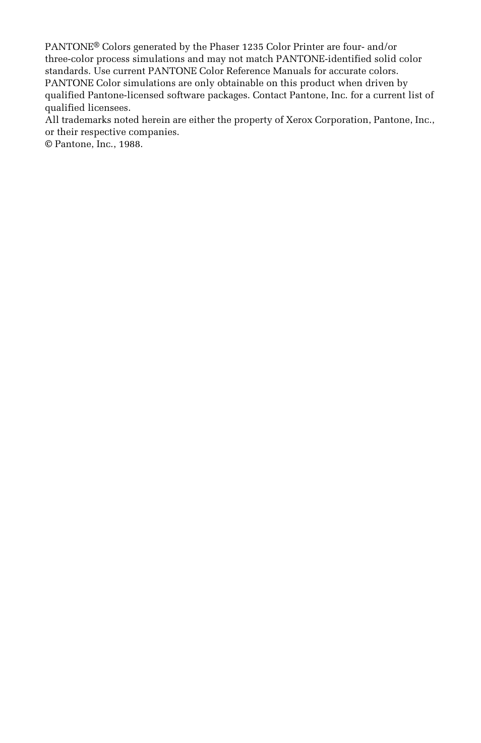 Xerox 1235 User Manual | Page 5 / 88