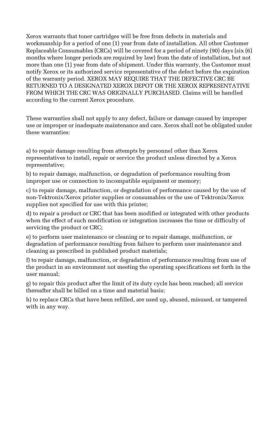 Xerox 1235 User Manual | Page 7 / 88