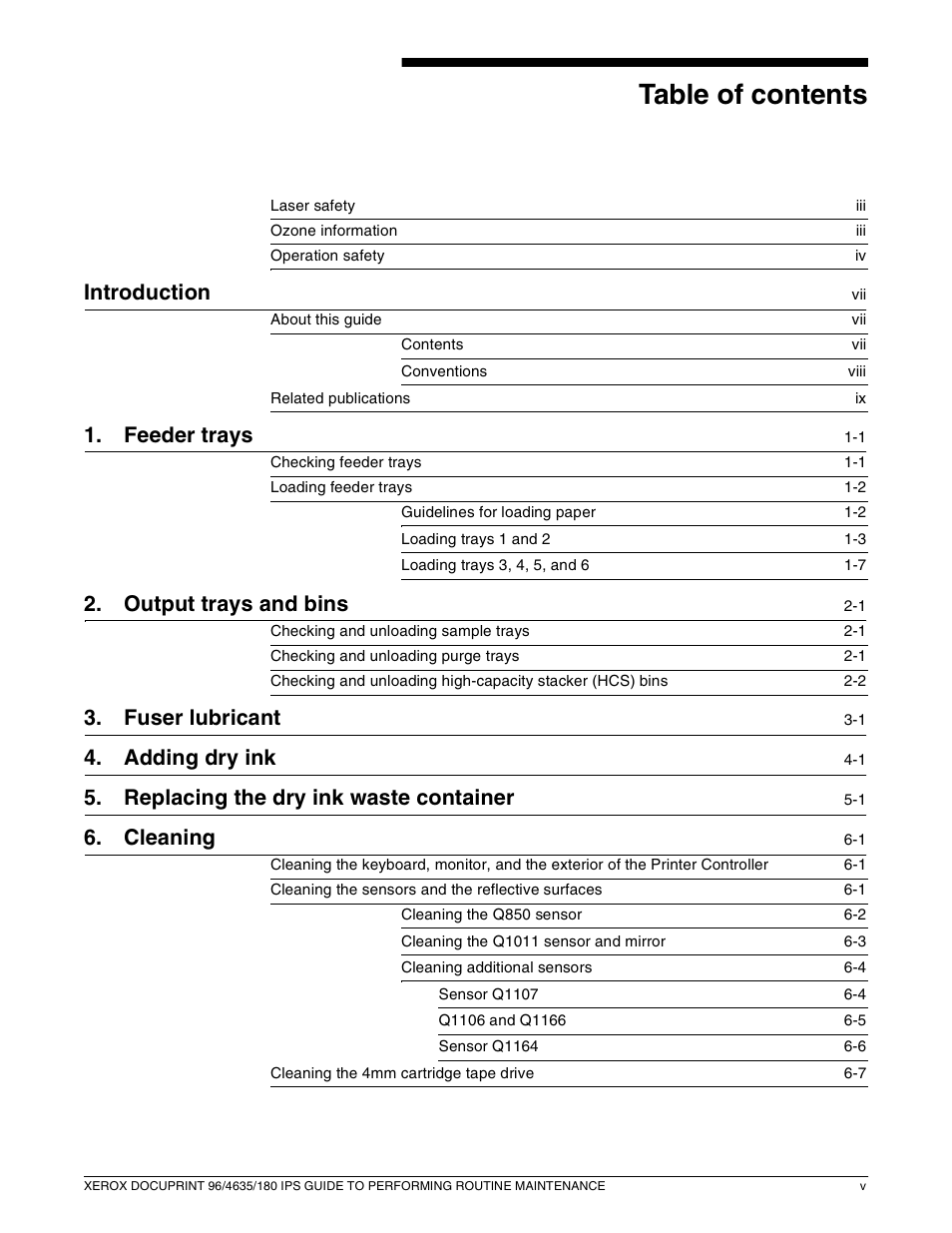 Xerox 96/4635/180 IPS User Manual | Page 5 / 51