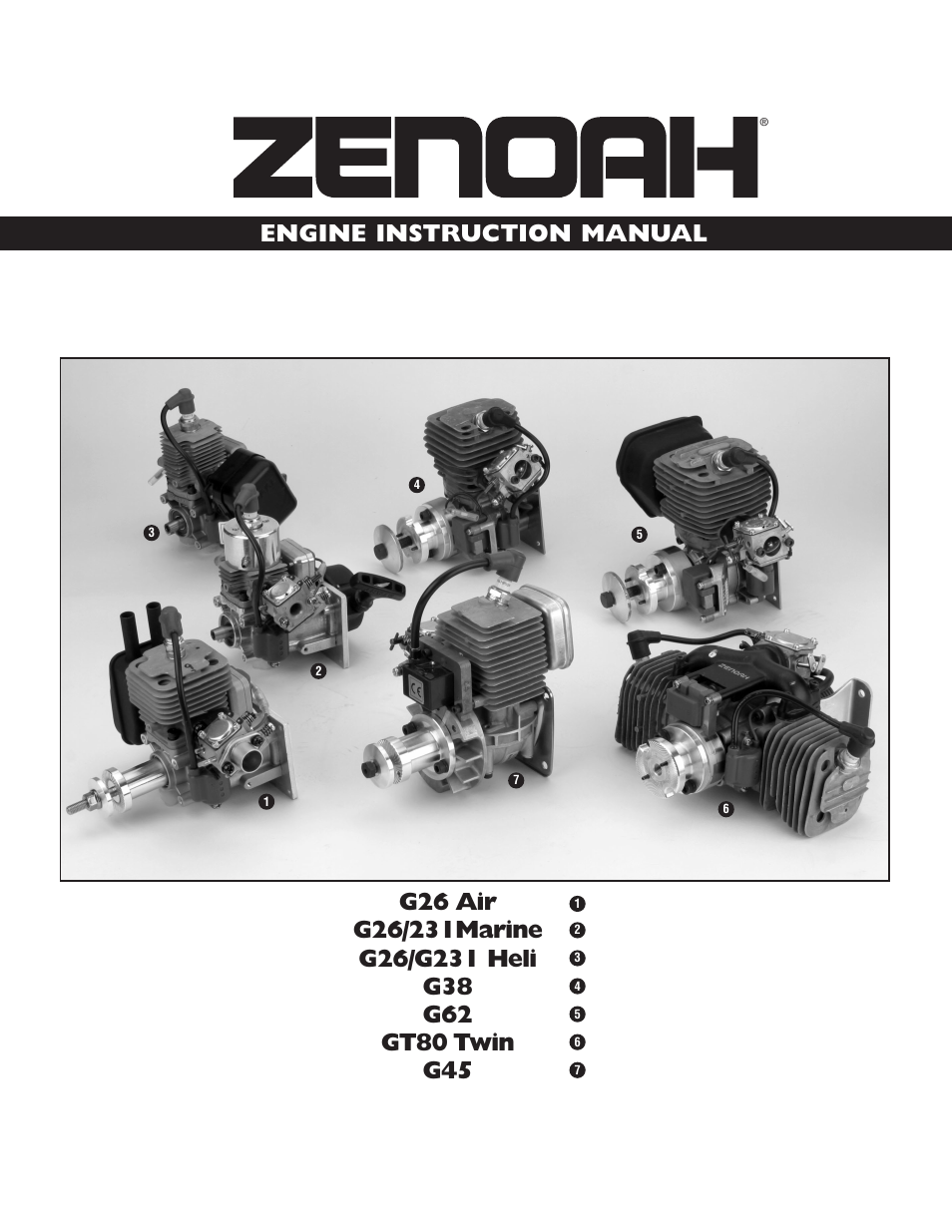 Zenoah G26 AIR User Manual | 24 pages