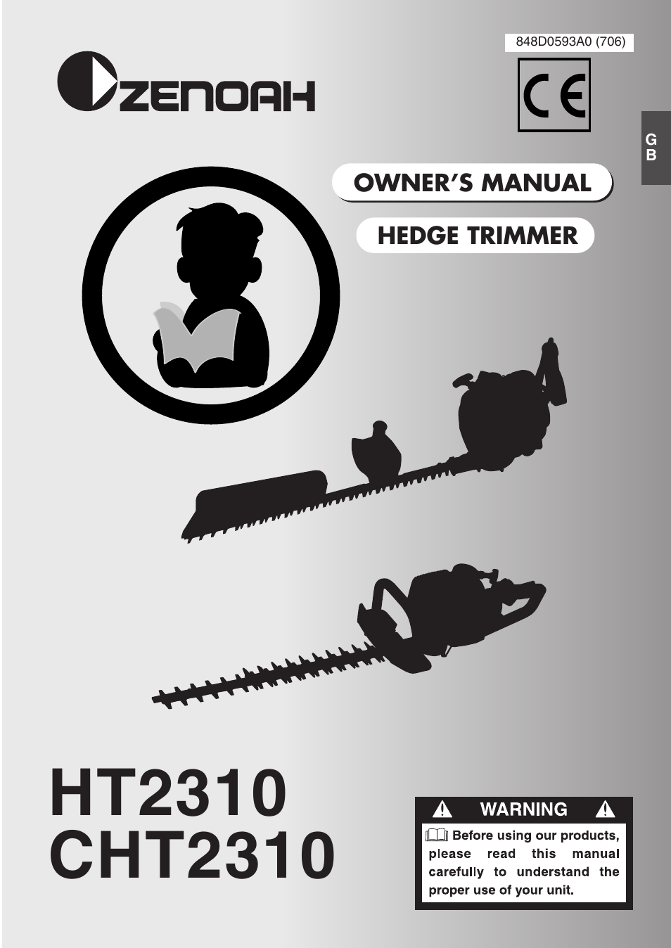 Zenoah HT2310 User Manual | 15 pages