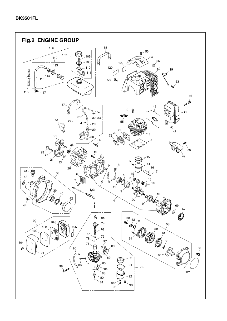 Zenoah BK4501FL User Manual | Page 4 / 10