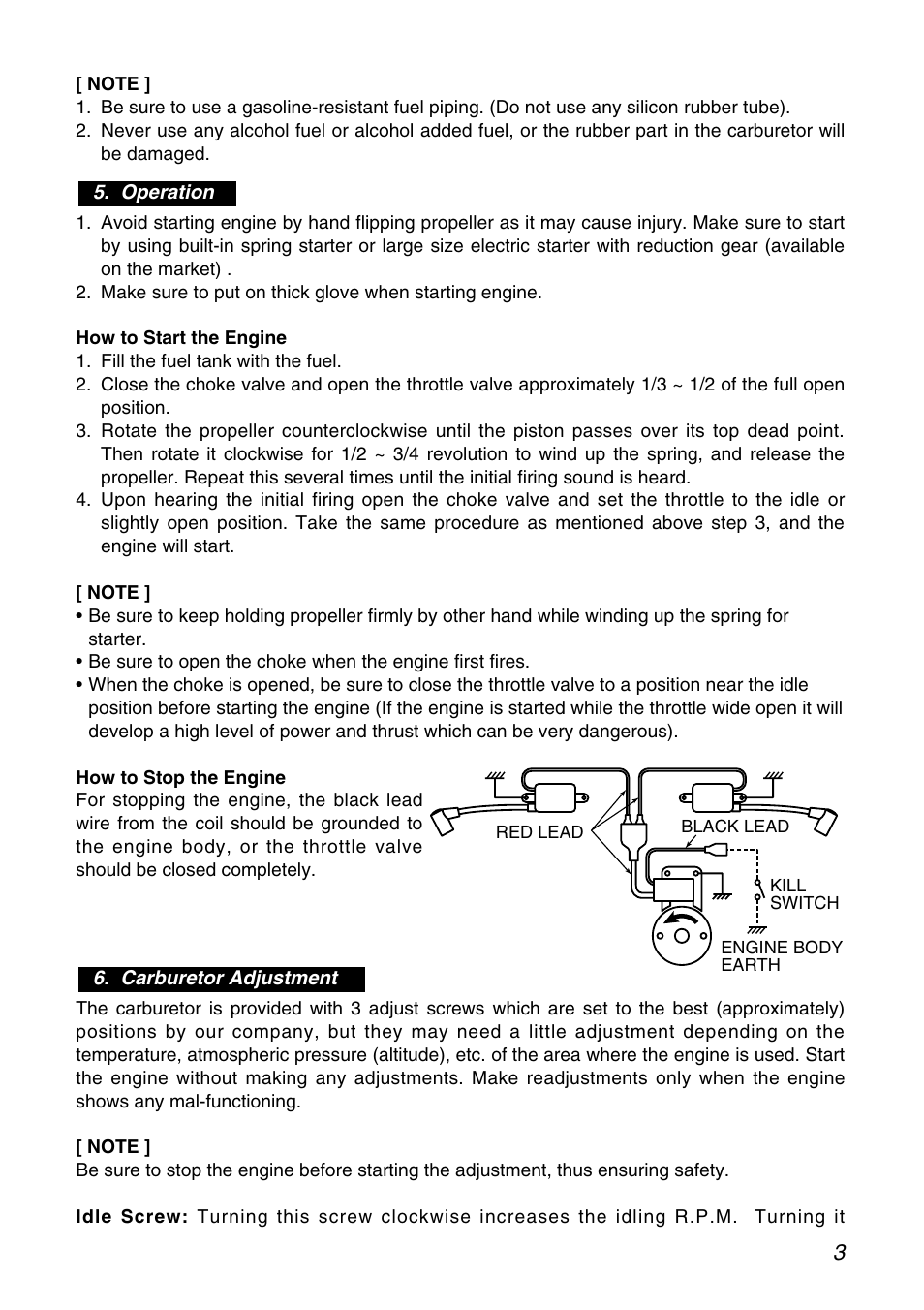 Zenoah G800BPU-1 User Manual | Page 3 / 8