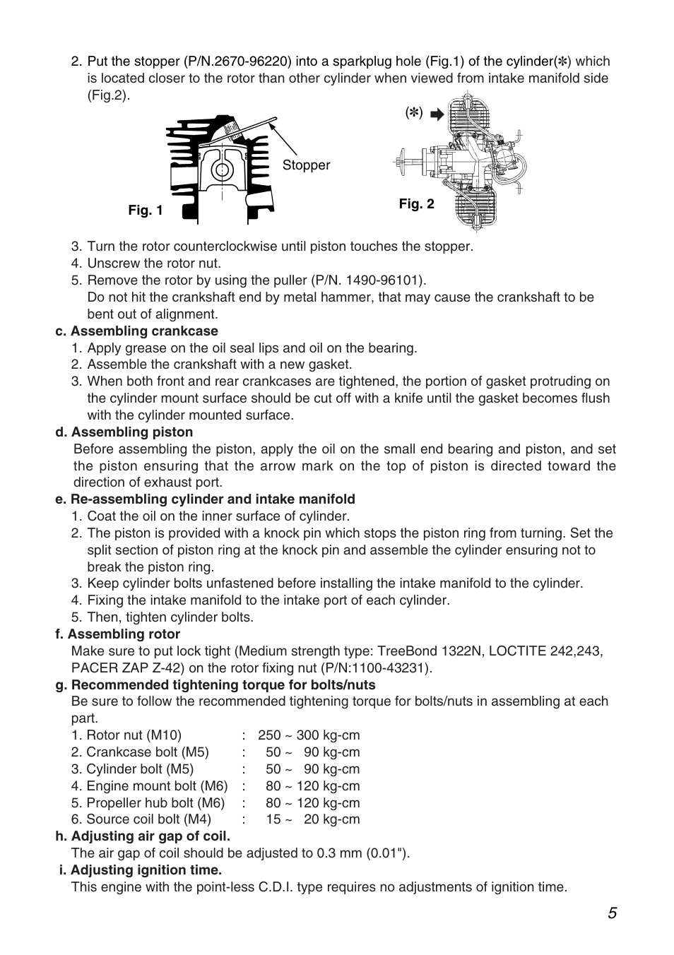 Zenoah G800BPU-1 User Manual | Page 5 / 8