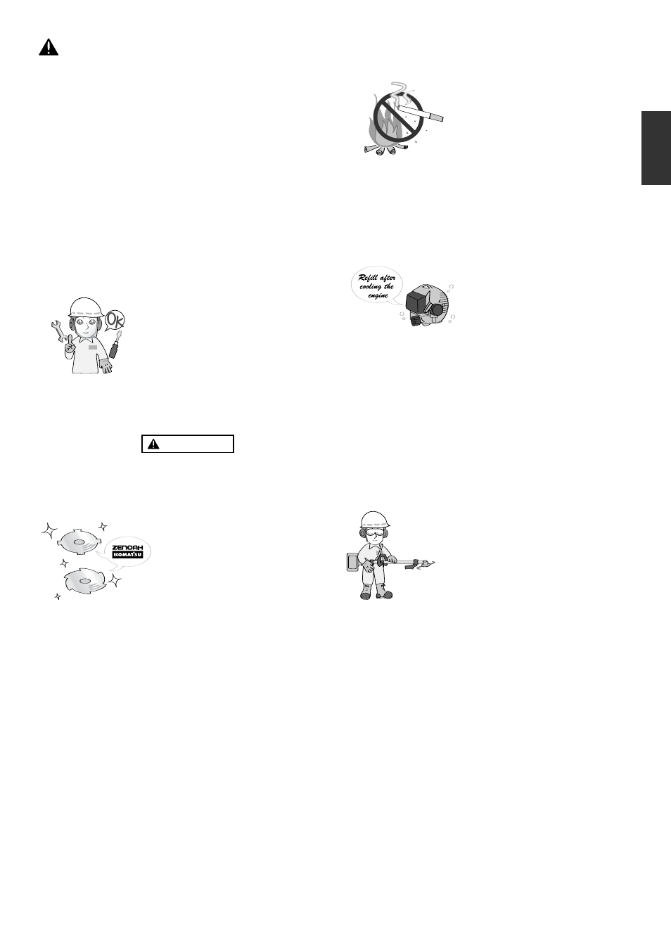 For safe operation | Zenoah BK2650DL User Manual | Page 7 / 16