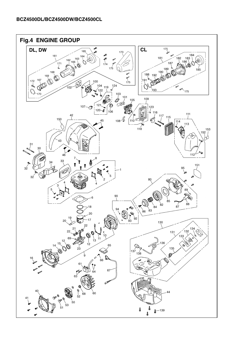 Zenoah BCZ4500DL / DW User Manual | Page 8 / 22