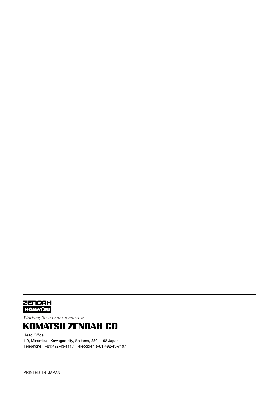 Zenoah eHT600D User Manual | Page 40 / 40
