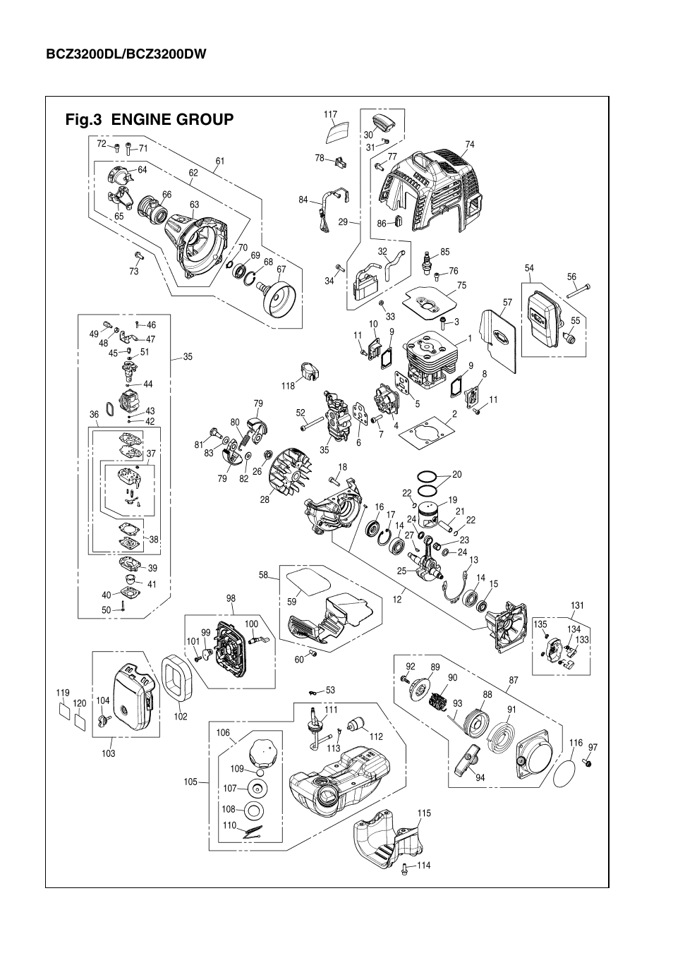 Zenoah BCZ3200DL User Manual | Page 6 / 8