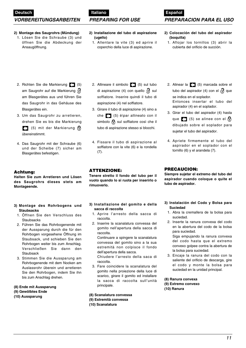 Zenoah HB2301EZ User Manual | Page 11 / 20