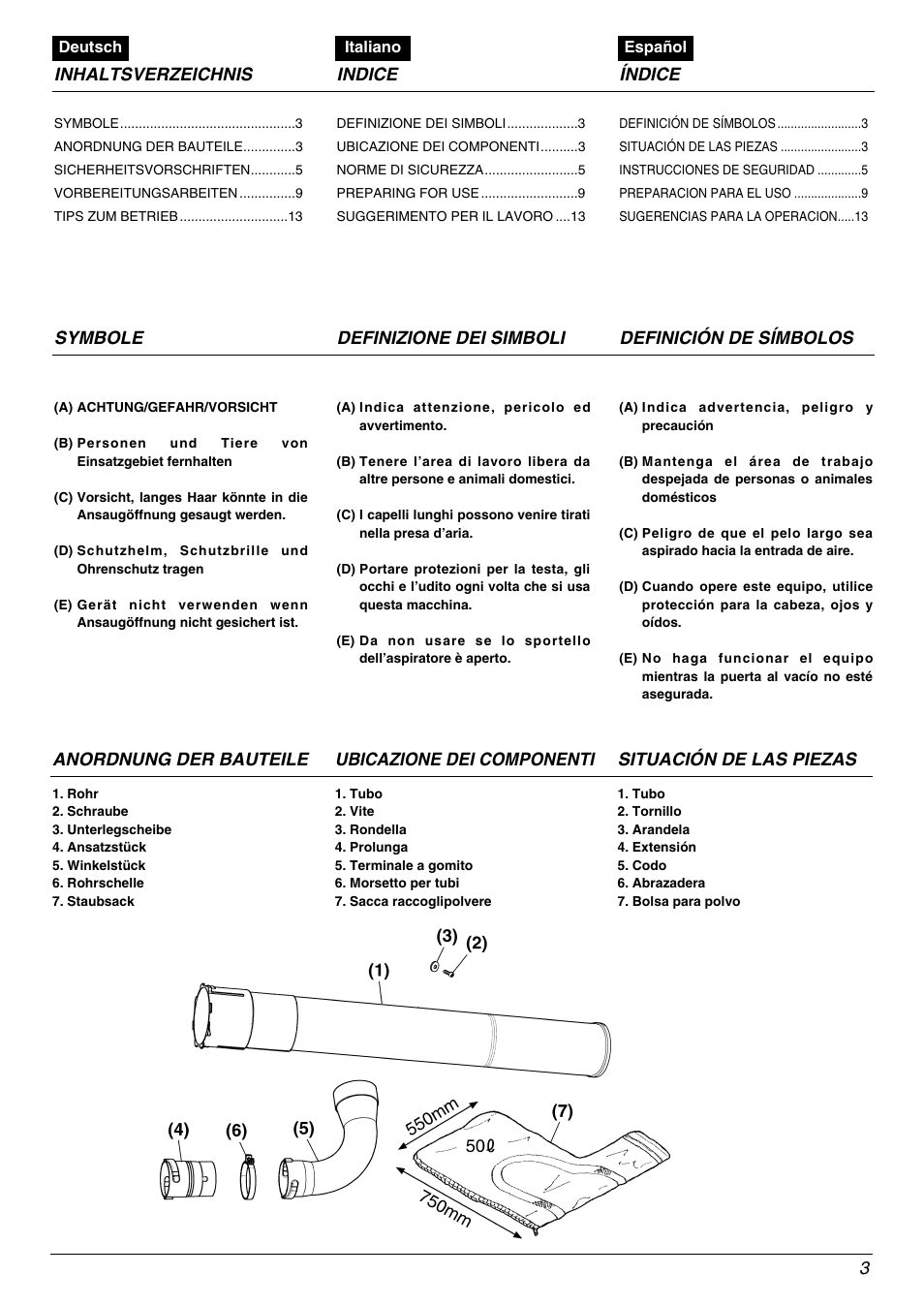 Zenoah HB2301EZ User Manual | Page 3 / 20