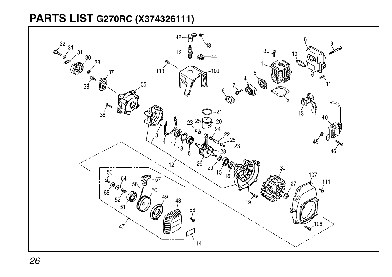 Zenoah G240RC User Manual | Page 26 / 32