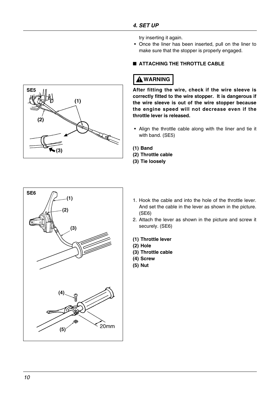 Zenoah BK3410FL User Manual | Page 10 / 20