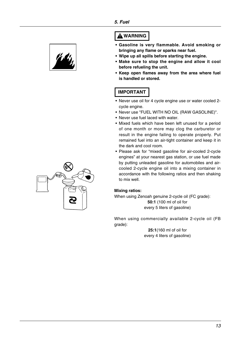 Zenoah BK3410FL User Manual | Page 13 / 20