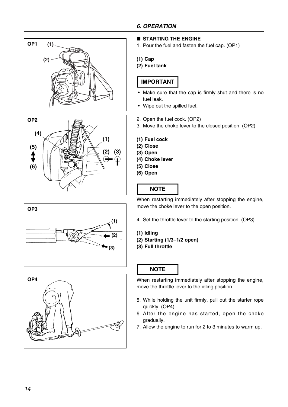 Zenoah BK3410FL User Manual | Page 14 / 20