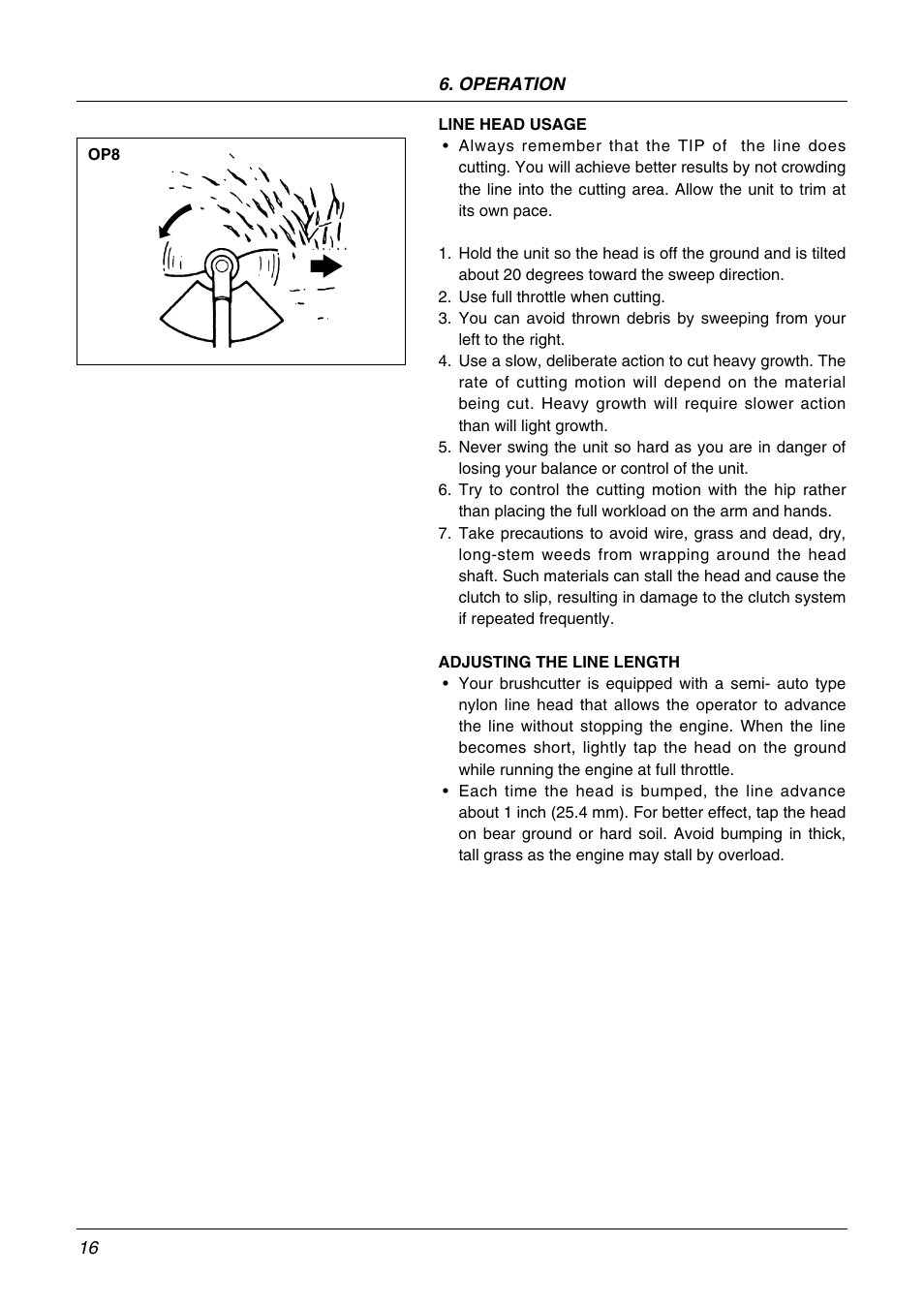 Zenoah BK3410FL User Manual | Page 16 / 20