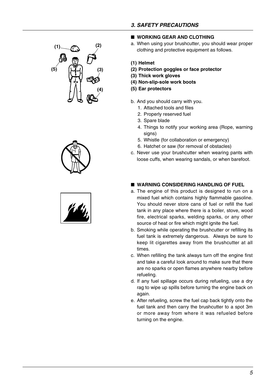 Zenoah BK3410FL User Manual | Page 5 / 20