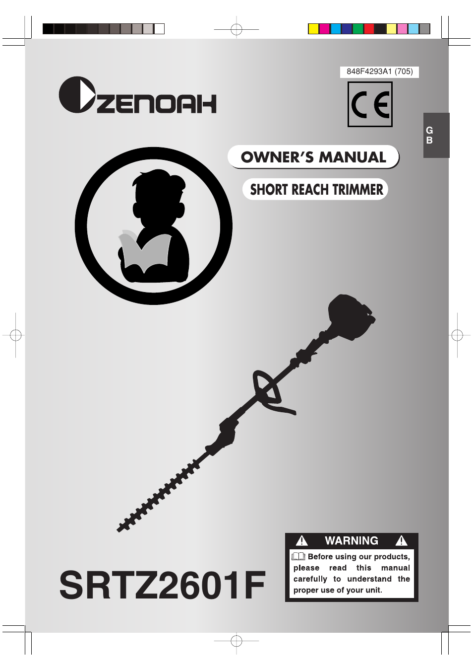 Zenoah SRTZ2601F User Manual | 15 pages