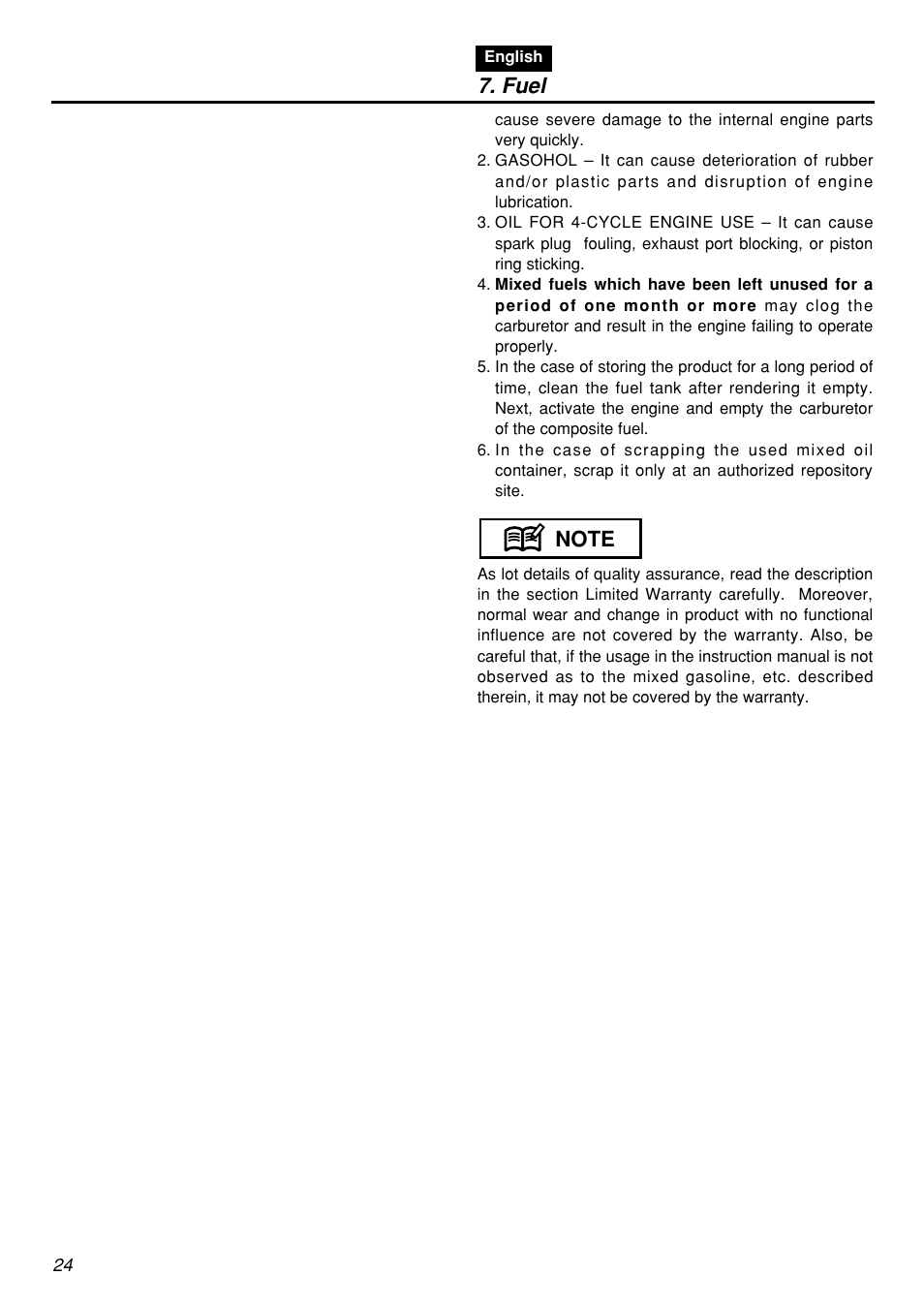 Zenoah BCZ2601S User Manual | Page 24 / 64