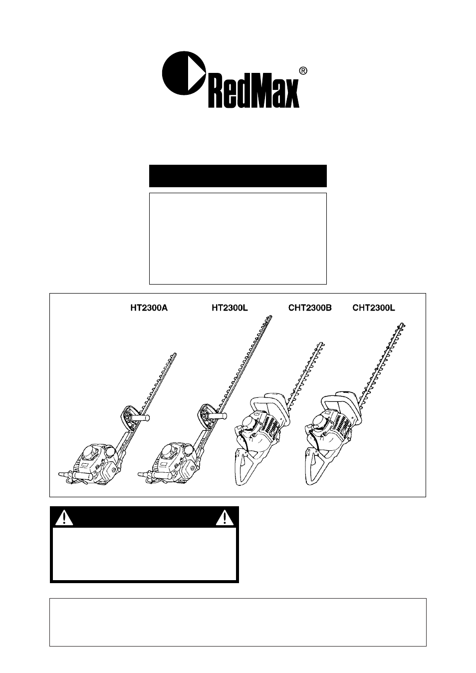 Zenoah HT2300L User Manual | 32 pages