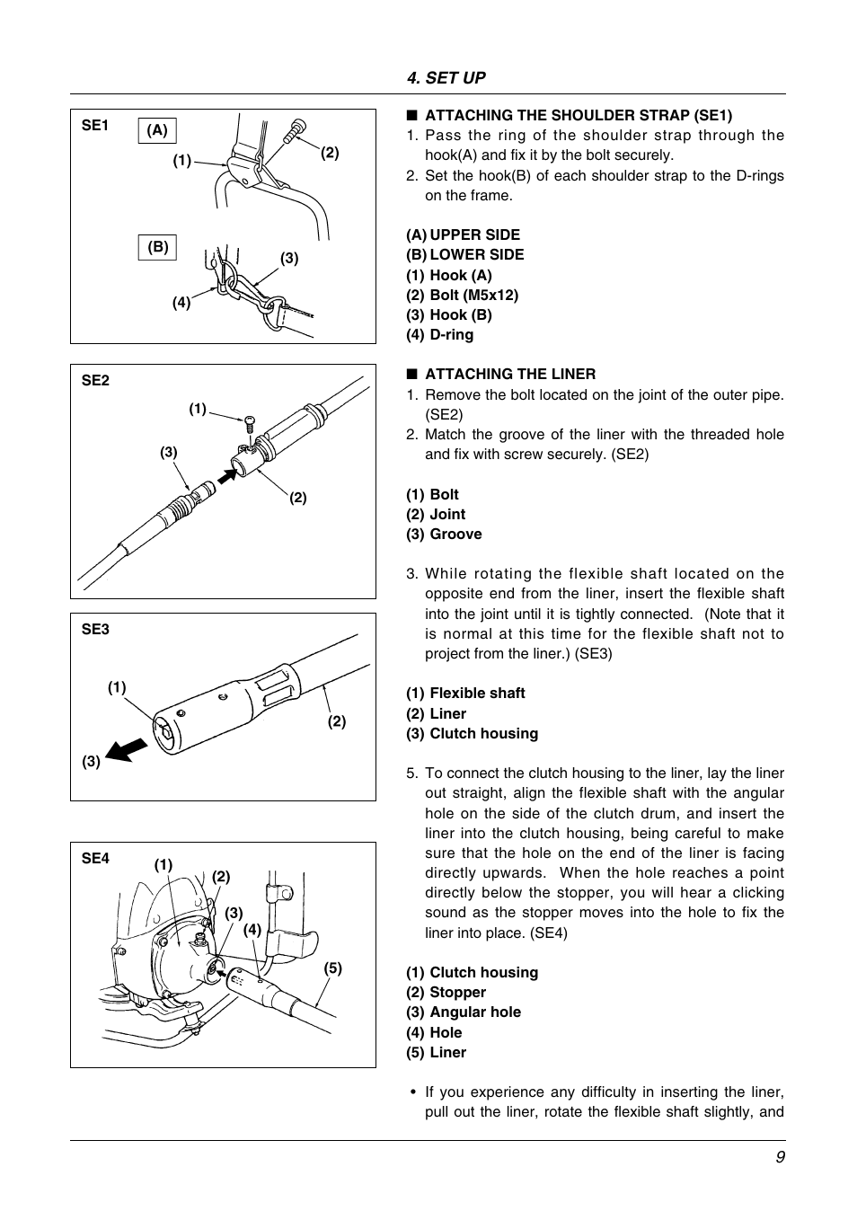 Zenoah BK4310FL User Manual | Page 9 / 20