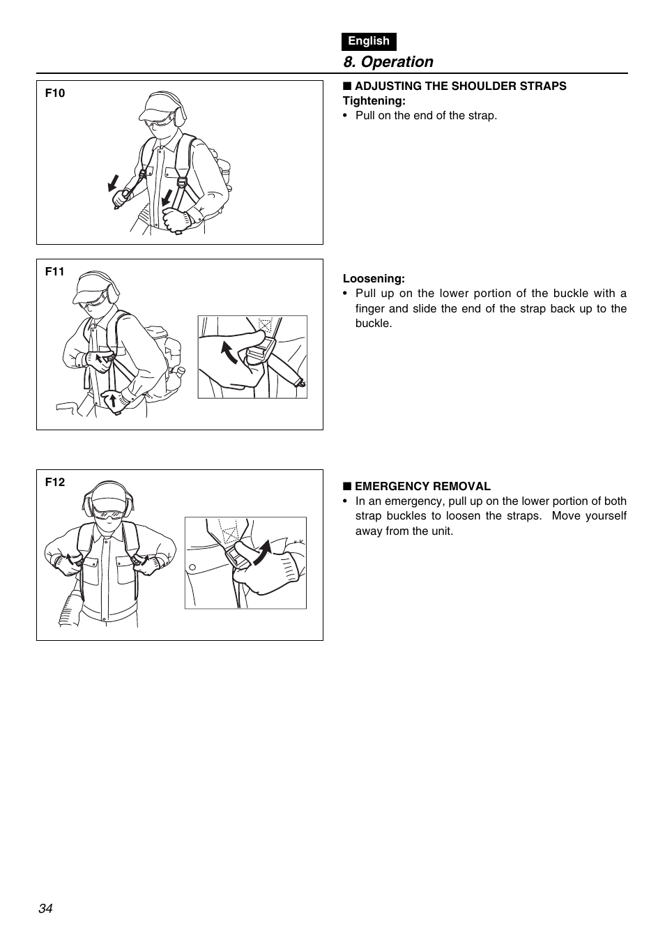 Operation | Zenoah EBZ5100Q User Manual | Page 34 / 56