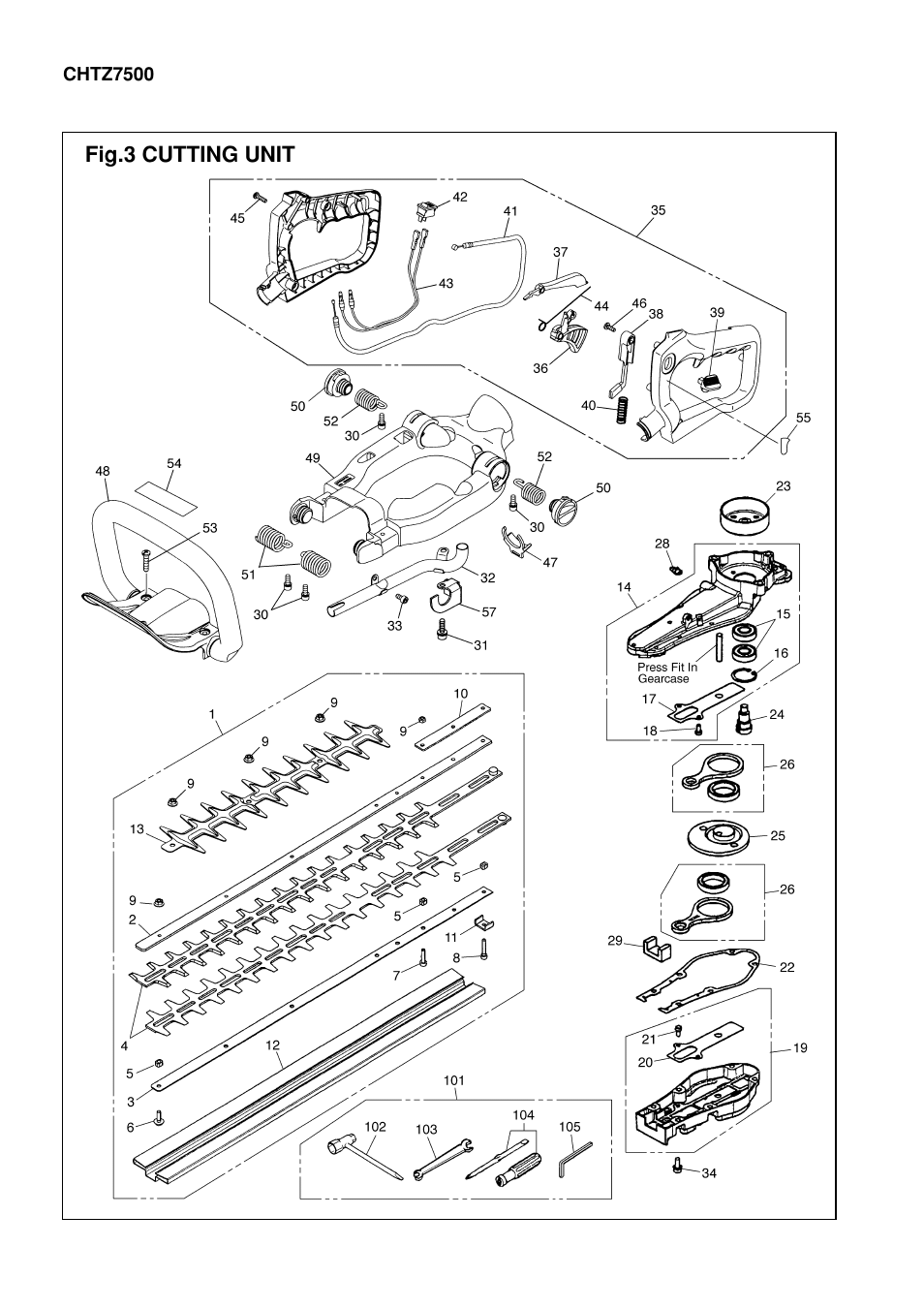 Zenoah CHTZ7500 User Manual | Page 6 / 10