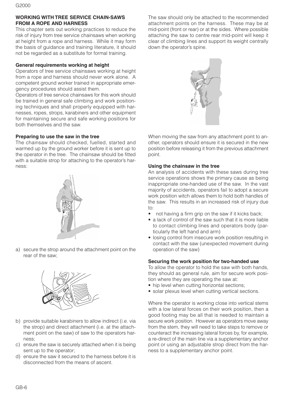 Zenoah G2000 User Manual | Page 6 / 17