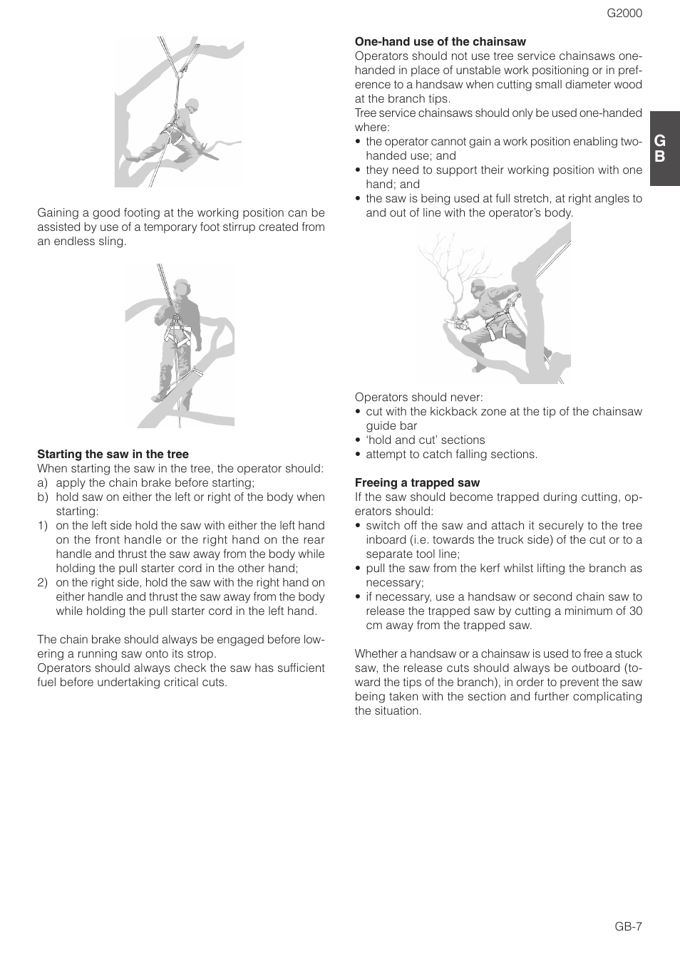 Zenoah G2000 User Manual | Page 7 / 17