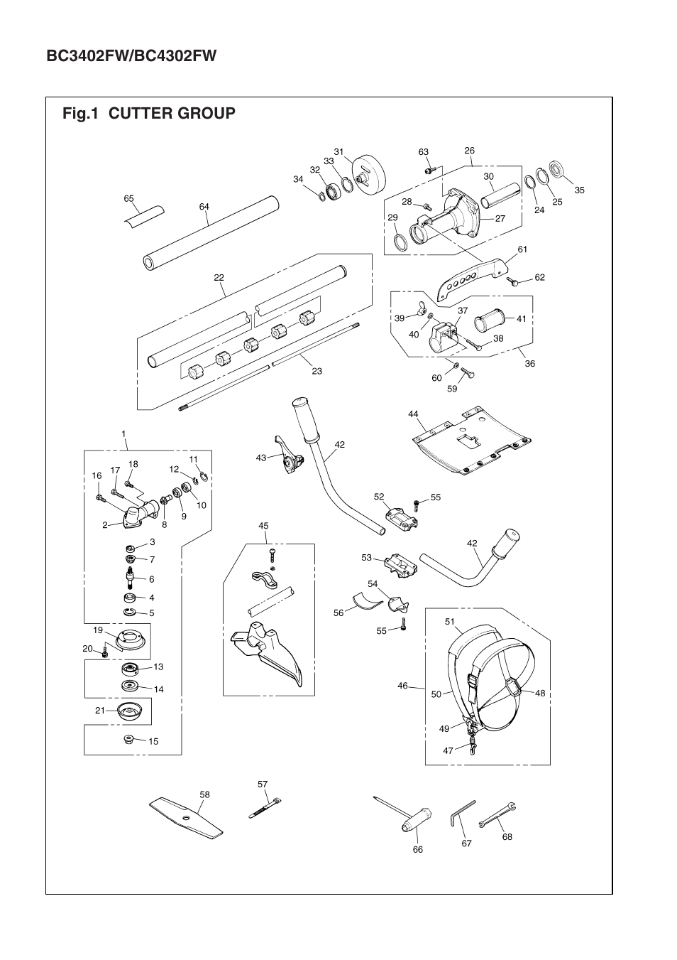 Zenoah BC3402FW User Manual | Page 2 / 8