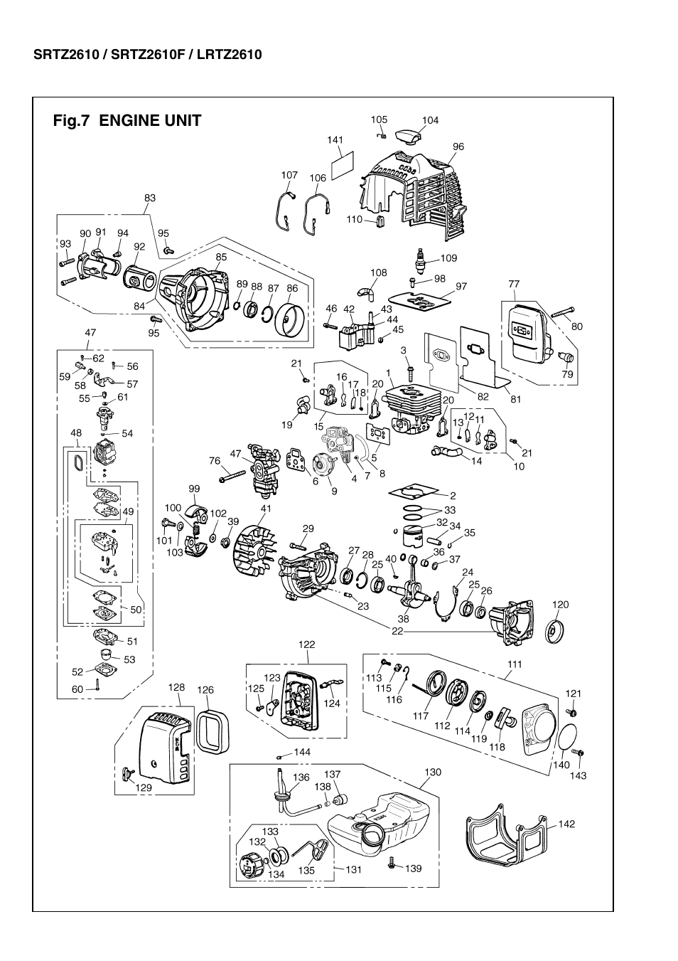 Zenoah SRTZ2610 User Manual | Page 8 / 9