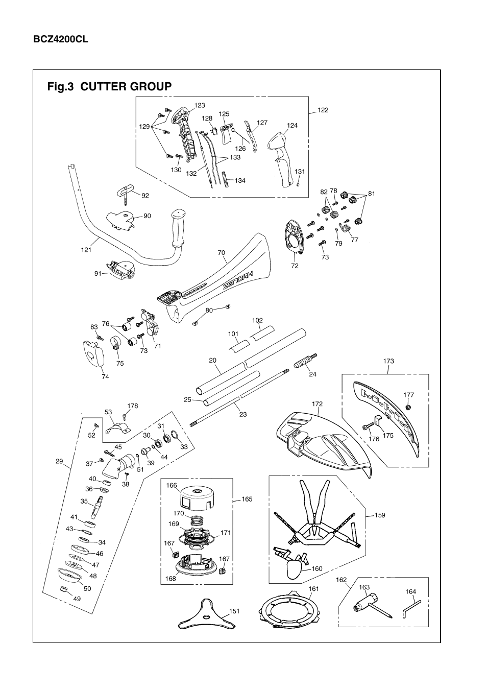 Zenoah BRUSHCUTTERS BCZ4000DL User Manual | Page 6 / 10