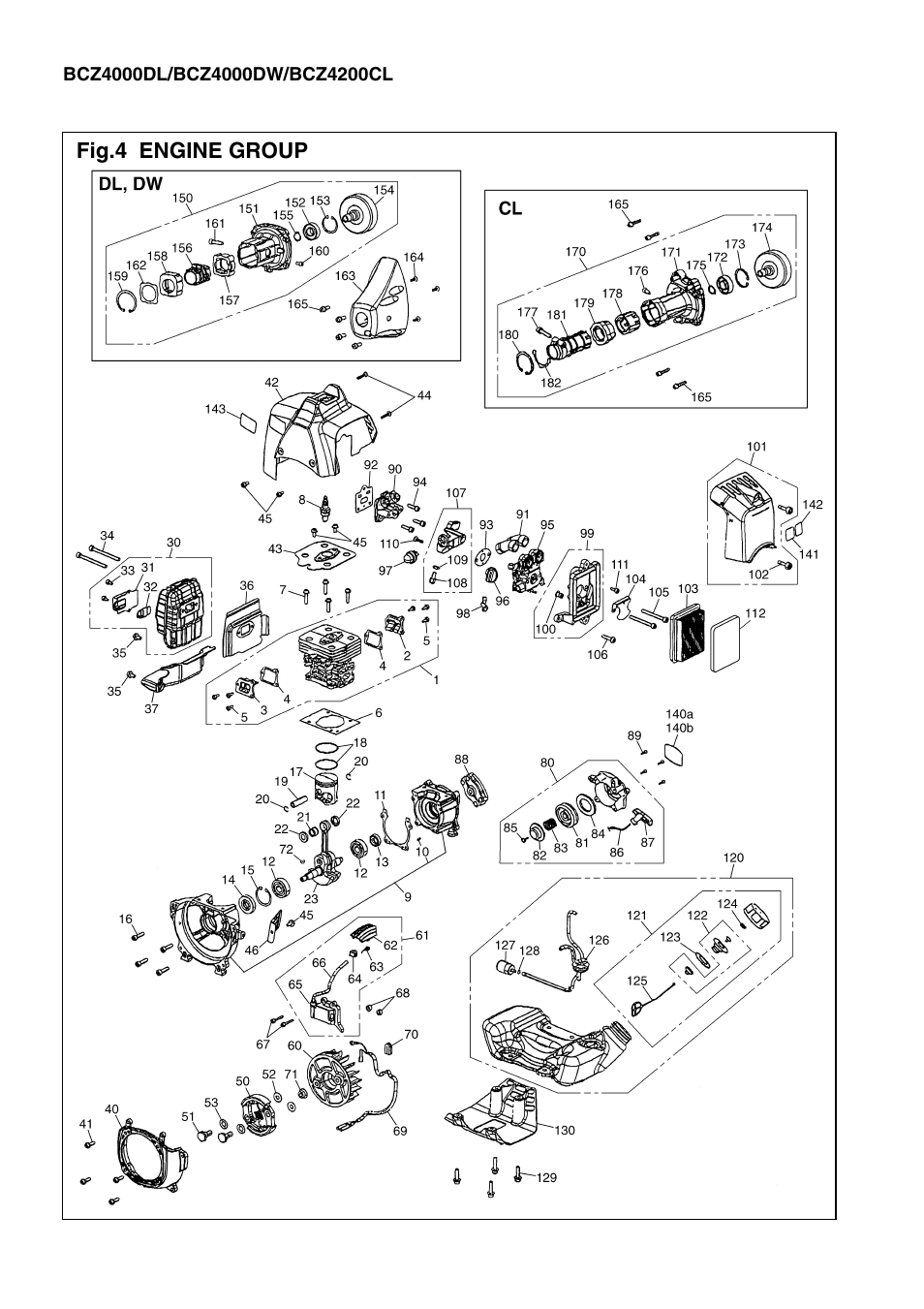 Zenoah BRUSHCUTTERS BCZ4000DL User Manual | Page 8 / 10