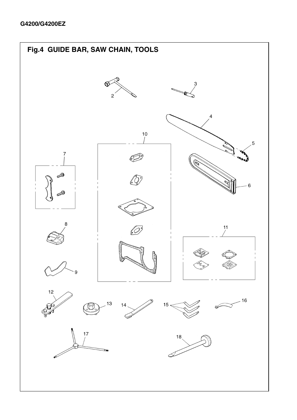 Zenoah G4200/G4200EZ User Manual | Page 8 / 9