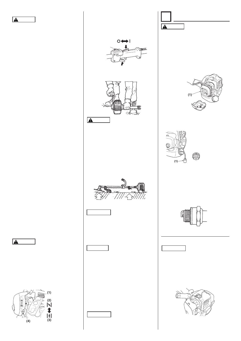 Maintenance | Zenoah TR2001DL User Manual | Page 3 / 4