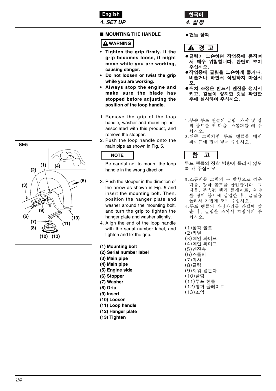 Zenoah BK2650DL-Hb User Manual | Page 24 / 56