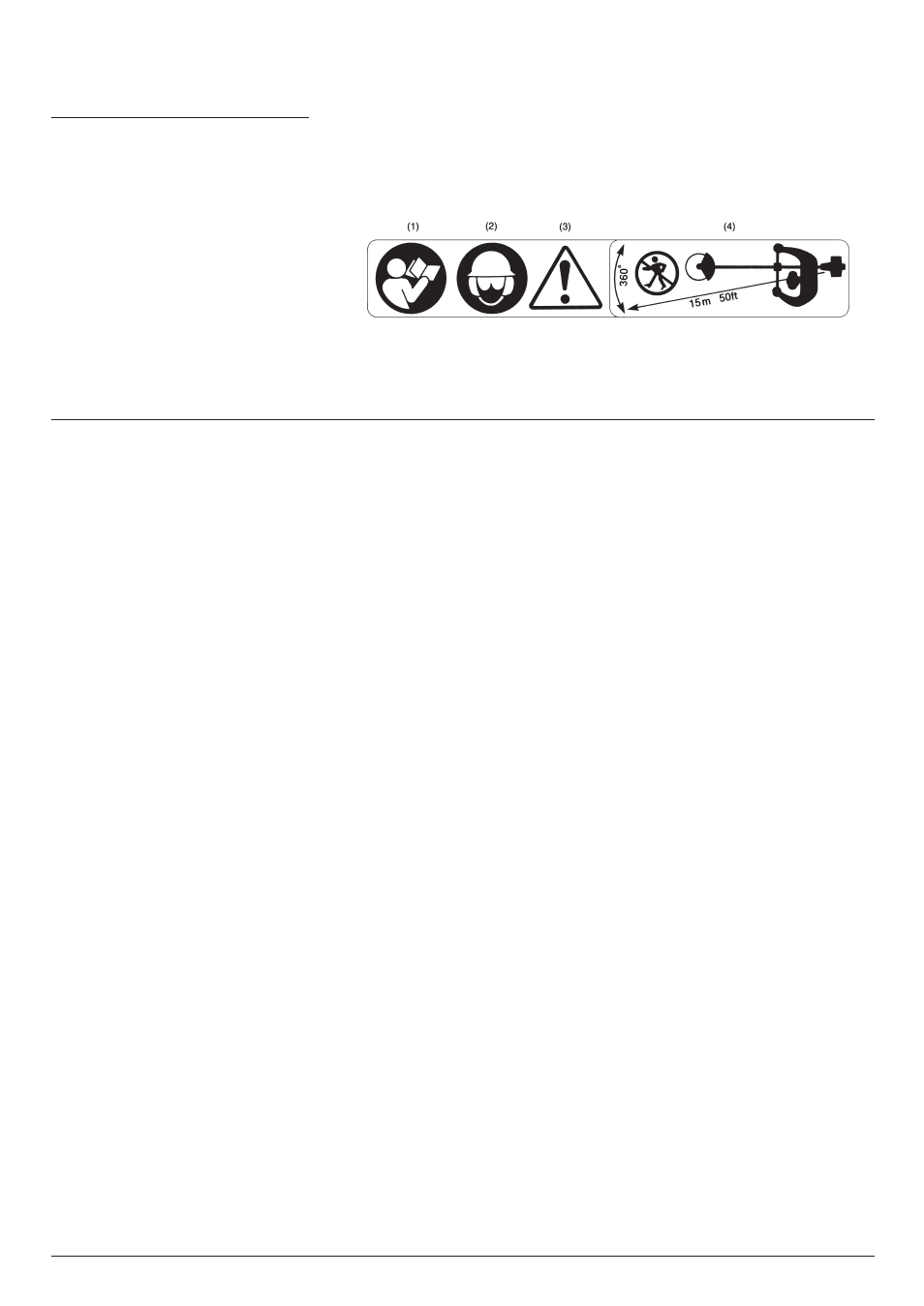 2for safe operation contents, Explanation of pictorials | Zenoah YM415FW User Manual | Page 2 / 8