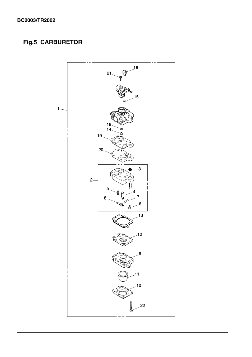 Zenoah BC2003 User Manual | Page 10 / 11