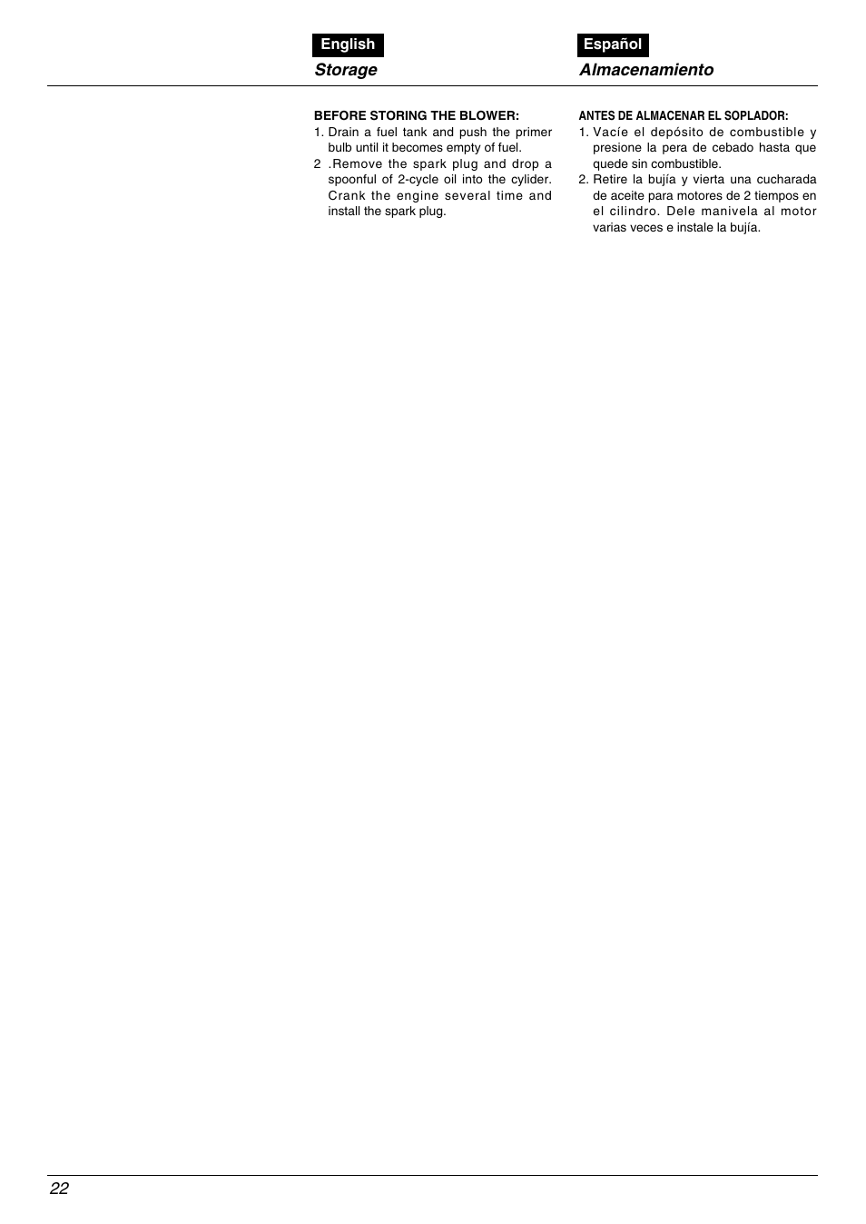 Zenoah EBZ5000RH User Manual | Page 22 / 36