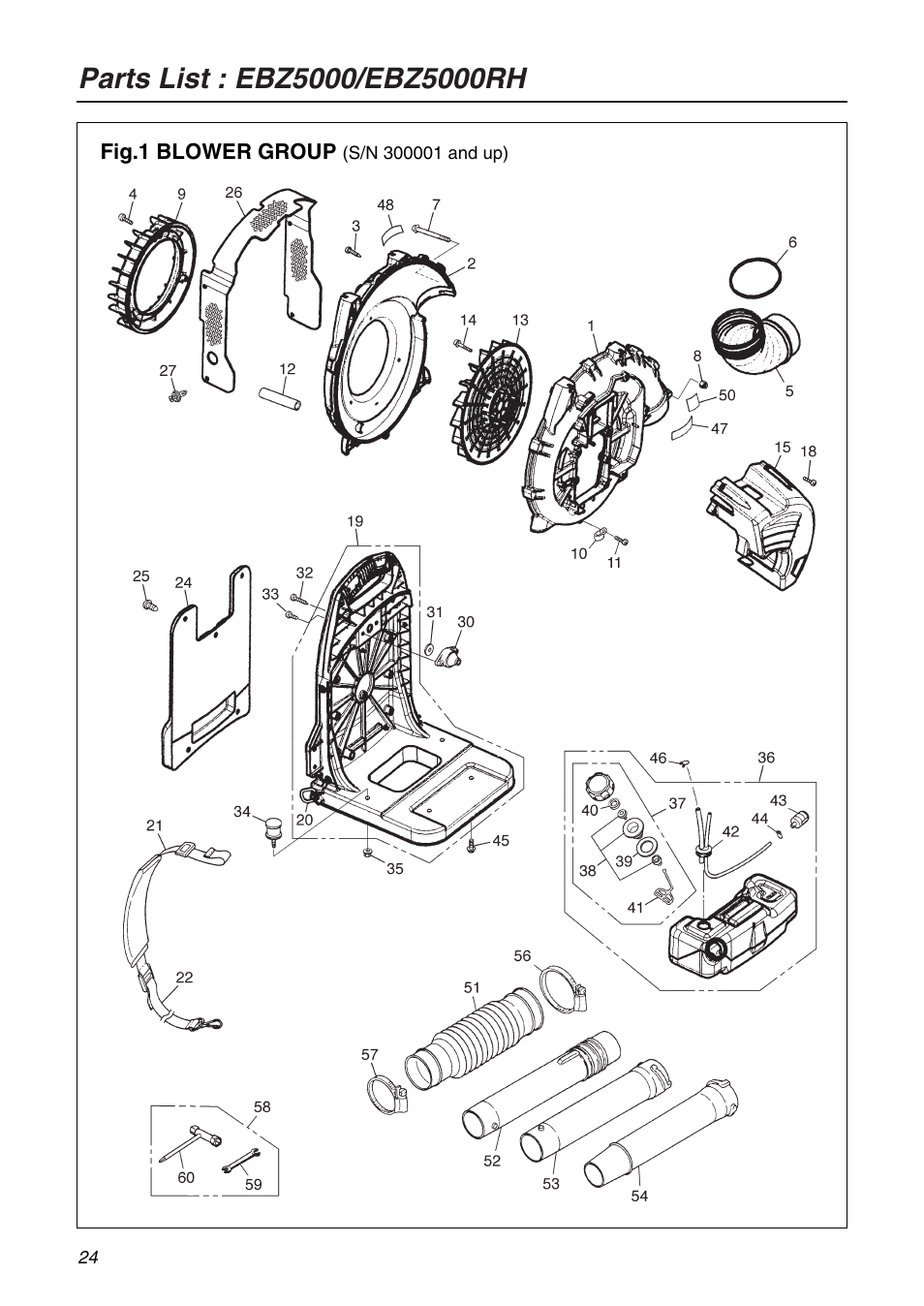 Zenoah EBZ5000RH User Manual | Page 24 / 36