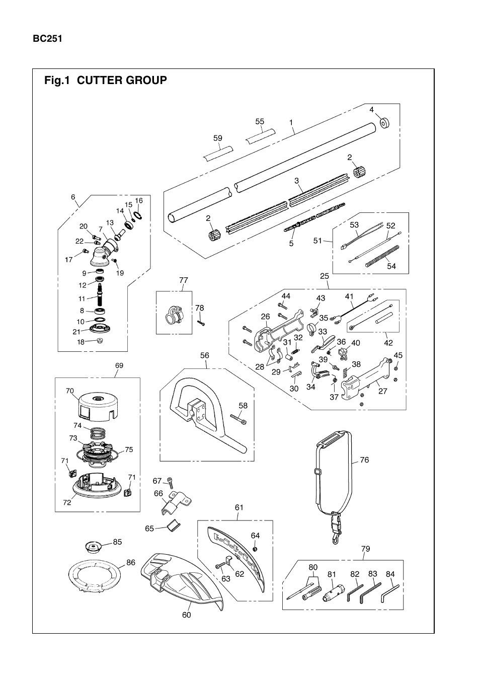Zenoah BC251 User Manual | Page 2 / 5