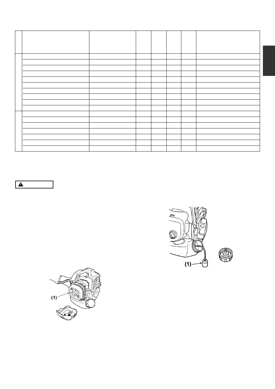 Maintenance | Zenoah TR2001 User Manual | Page 13 / 16
